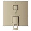Grohe Eurocube Pressure Balance Valve Trim With 2-Way Diverter With Cartridge, Brushed Nickel 29422EN0